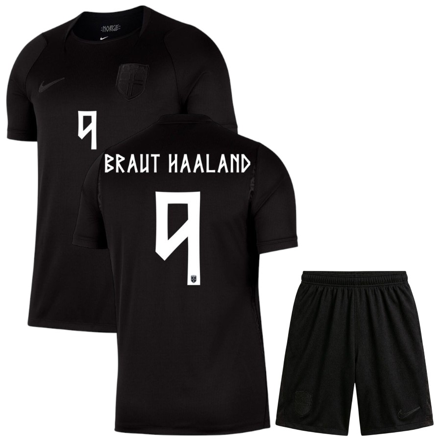 Maillot Norvège Kit Enfant Exterieur 2026 2027 Haaland