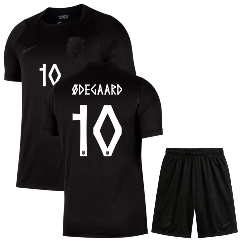 Maillot Norvège Kit Enfant Exterieur 2026 2027 Odegaard