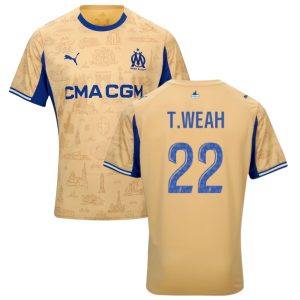Camiseta OM Cuarta 2025 2026 Weah