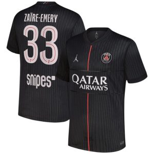 Camiseta Jordan 4.ª del PSG 2025-2026 Zaire Emery