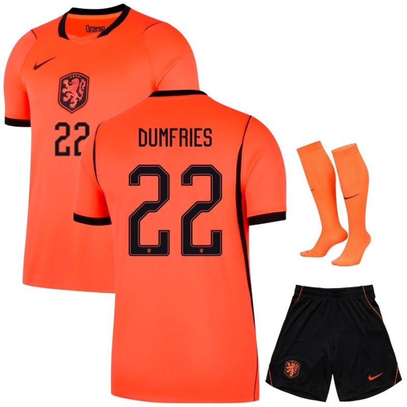 Maillot Pays Bas Kit Enfant Domicile 2026 2027 Dumfries