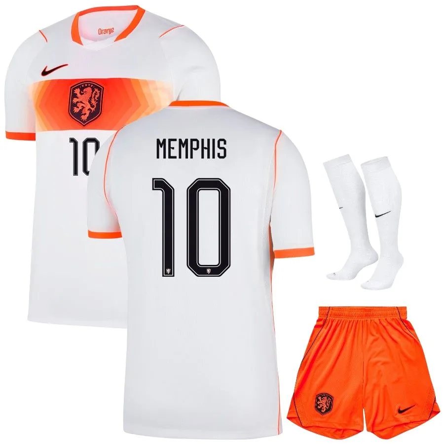 Equipación de visitante de los Países Bajos para niños 2026/2027 Memphis