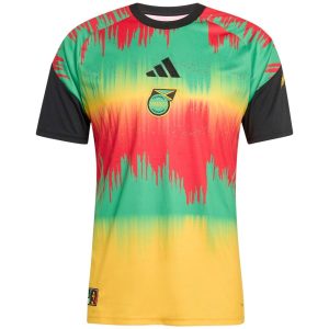Camiseta de prepartido local de Jamaica 2026 x Bob Marley