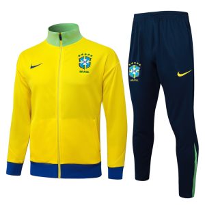 Survetement Bresil Veste 2025 2026 Jaune Clair