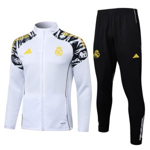 Real Madrid Tracksuit Jacket 2025 2026 White Spot