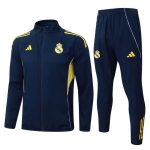 Real Madrid Tracksuit Jacket 2025 2026 Blue Yellow
