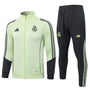 Real Madrid Tracksuit Jacket 2025/2026 Green Black