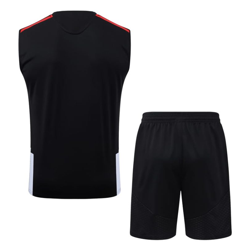 Debardeur Short Arsenal 2026 2027 Noir Rouge (4) Debardeur Short Arsenal 2026 2027 Noir Rouge