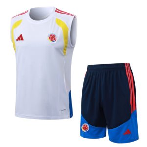 Debardeur Short Colombie 2026 2027 Blanc