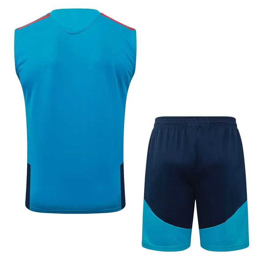 Debardeur Short Espagne 2026 2027 Bleu Clair