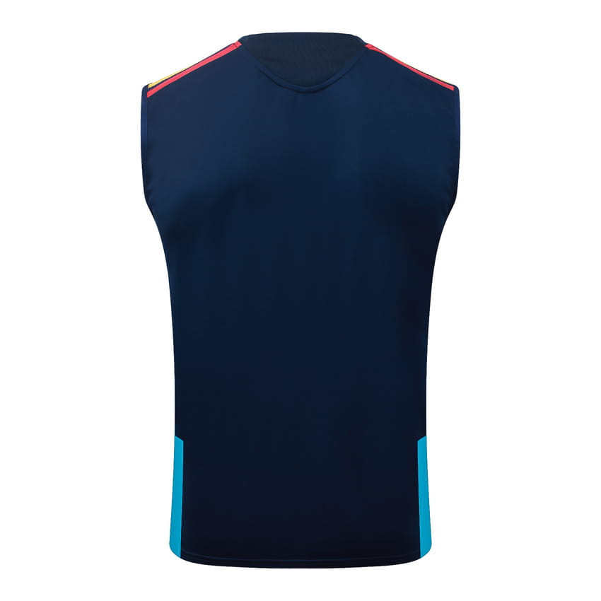 Debardeur Short Espagne 2026 2027 Bleu Sombre