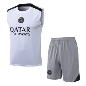 Debardeur Short PSG 2026 2027 Blanc Gris