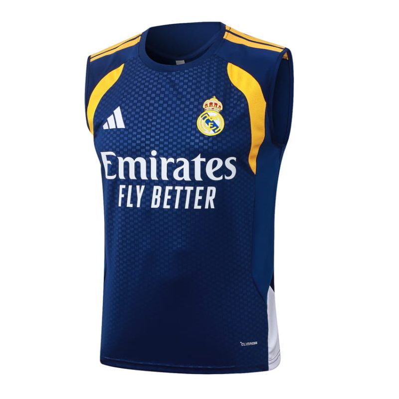 Debardeur Short Real Madrid 2026 2027 Bleu Foncé (2) Debardeur Short Real Madrid 2026 2027 Bleu Foncé