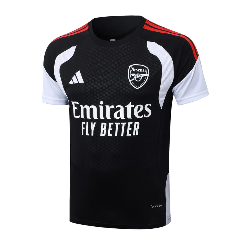 Ensemble Maillot Short Arsenal 2026 2027 Noir Rouge