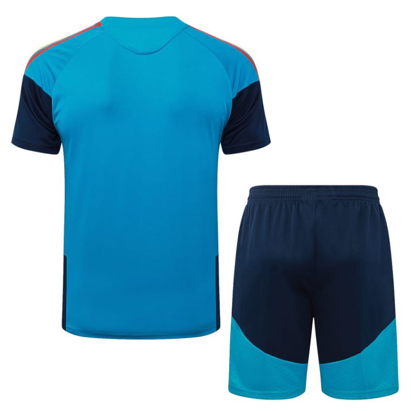 Ensemble Maillot Short Espagne 2026 2027 Bleu Clair (2) Ensemble Maillot Short Espagne 2026 2027 Bleu Clair