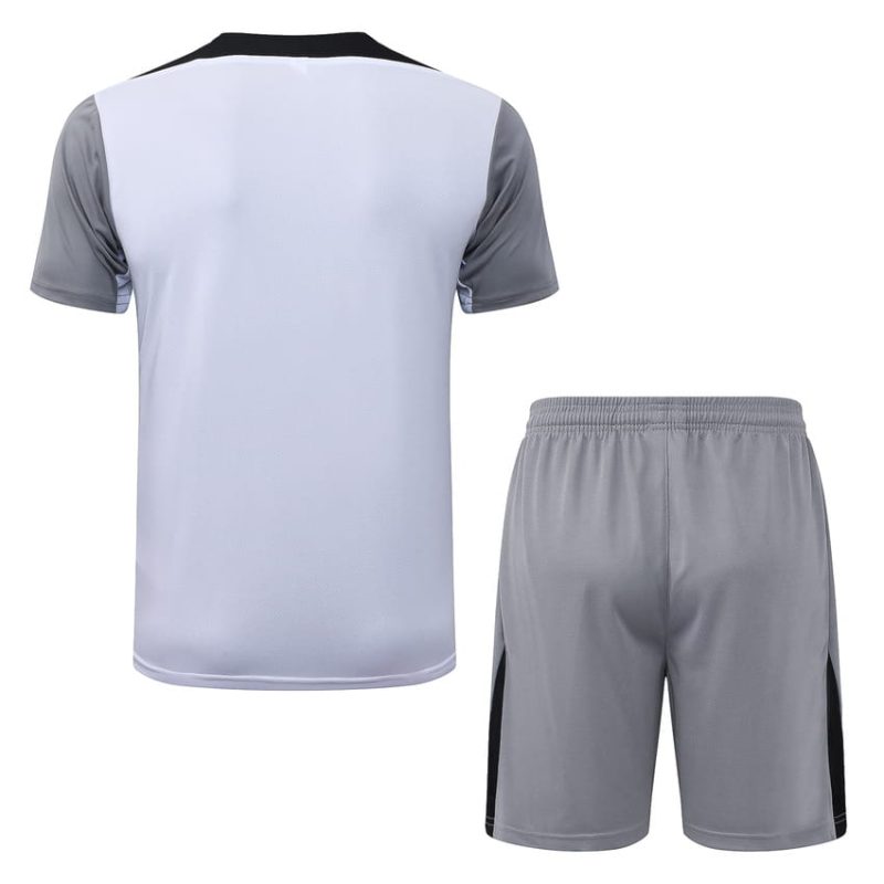 Ensemble Maillot Short PSG 2026 2027 Blanc Gris (2) Ensemble Maillot Short PSG 2026 2027 Blanc Gris
