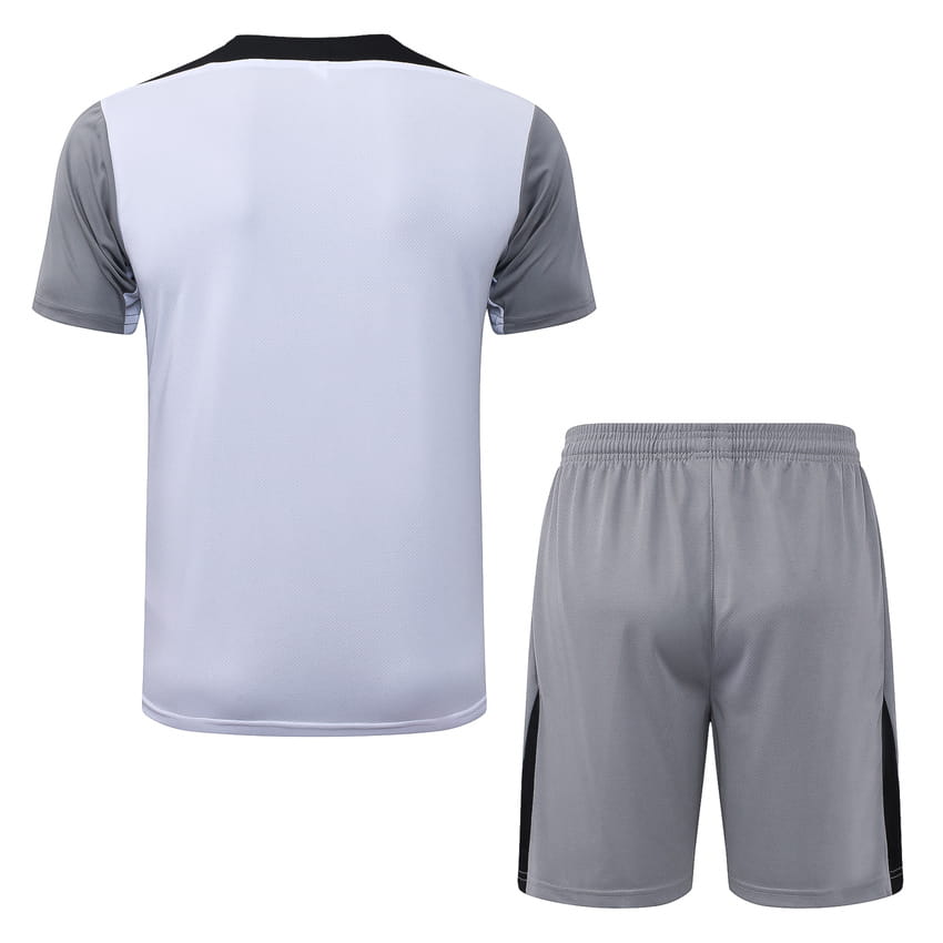 Ensemble Maillot Short PSG 2026 2027 Blanc Gris