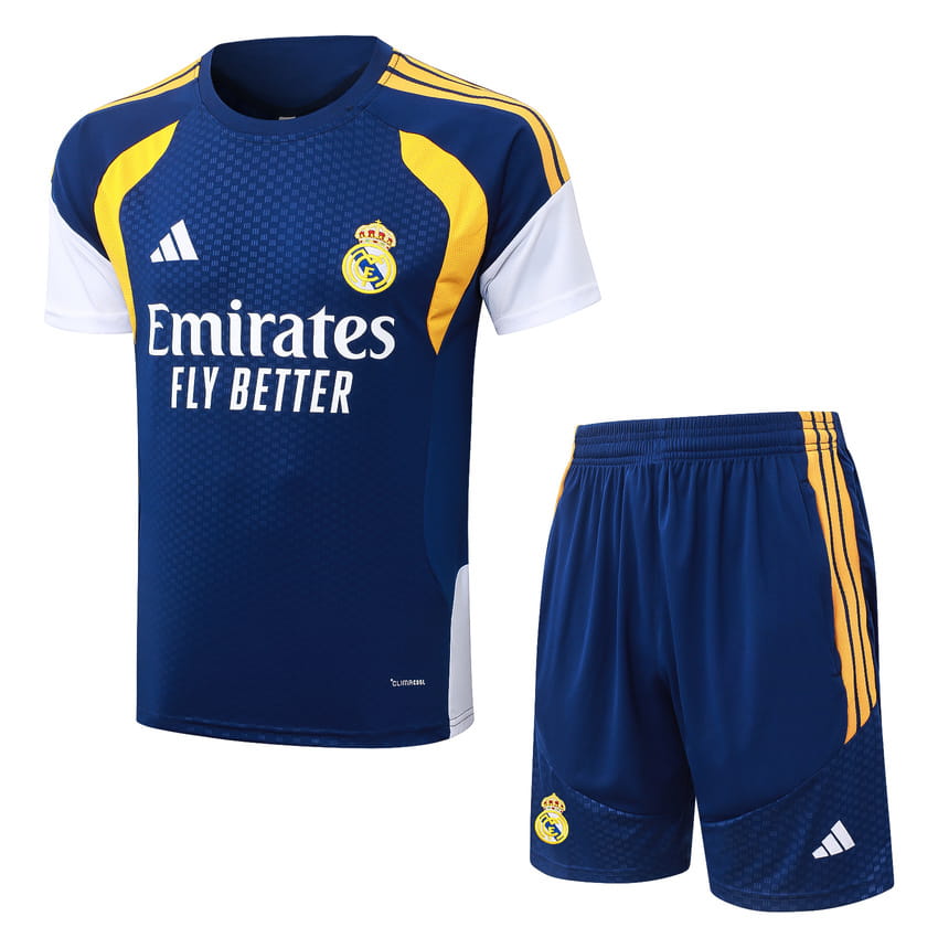 Ensemble Maillot Short Real Madrid 2026 2027 Bleu Foncé
