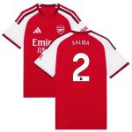 Maillot Arsenal Domicile 2026 2027 Saliba (1)