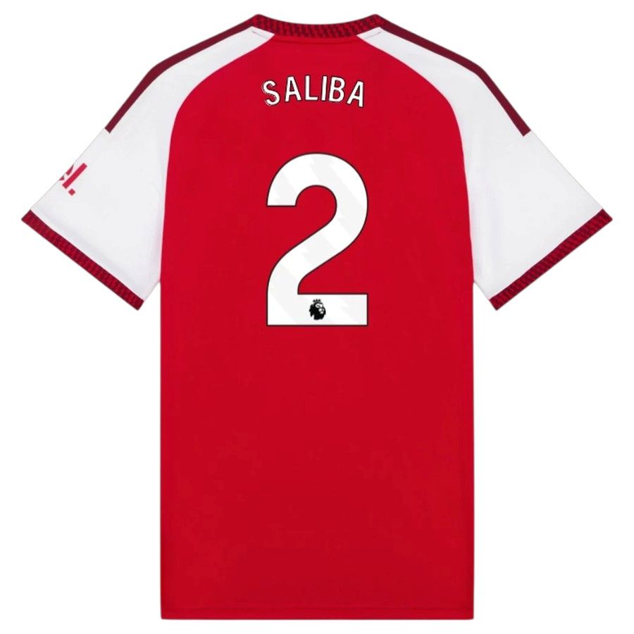 Maillot Arsenal Domicile 2026 2027 Saliba (2)