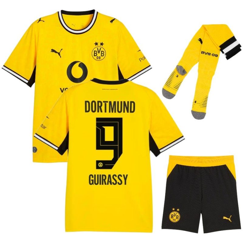 Maillot BVB Dortmund Kit Enfant Domicile 2026 2027 Guirassy Maillot BVB Dortmund Kit Enfant Domicile 2026 2027 Guirassy