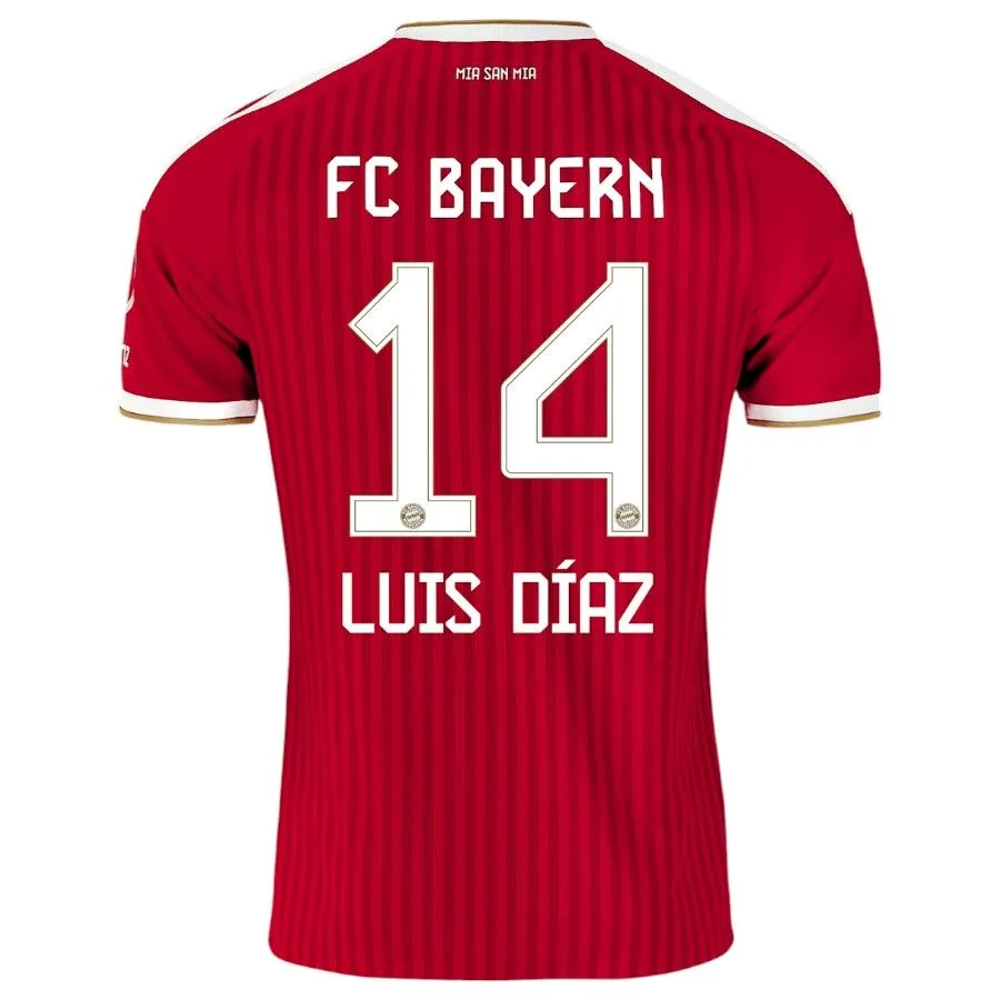 Maillot Bayern Munich Domicile 2026 2027 Luis Diaz (2)