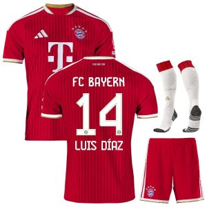 Maillot Bayern Munich Kit Enfant Domicile 2026 2027 Luis Diaz