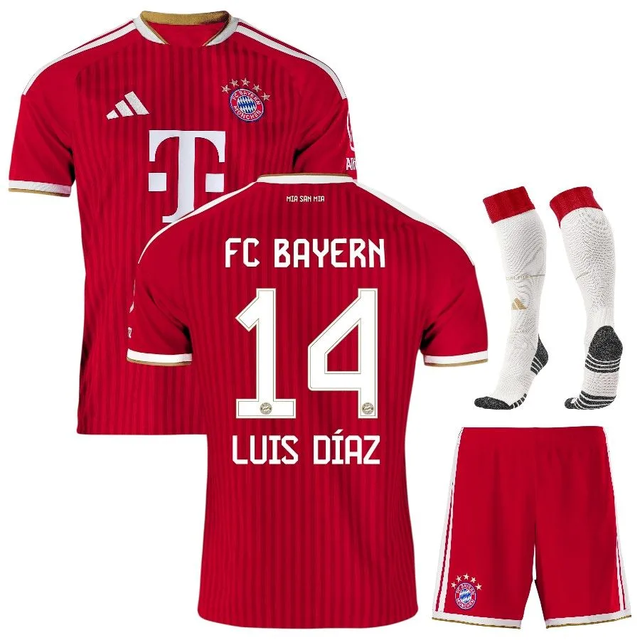 Maillot Bayern Munich Kit Enfant Domicile 2026 2027 Luis Diaz