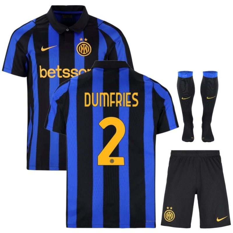 Maillot Inter Milan Kit Enfant Domicile 2026 2027 Dumfries Maillot Inter Milan Kit Enfant Domicile 2026 2027 Dumfries
