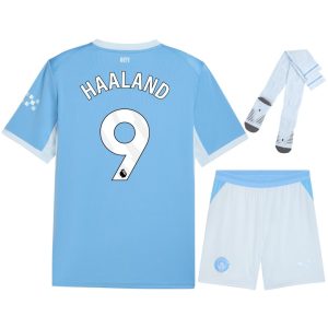 Maillot Kit Enfant Manchester City Domicile 2026 2027 Haaland
