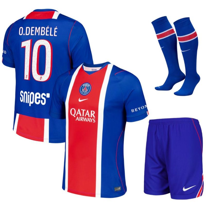 Maillot Kit Enfant PSG Domicile 2026 2027 Dembele