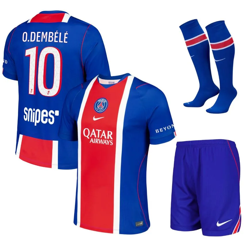 Maillot Kit Enfant PSG Domicile 2026 2027 Dembele