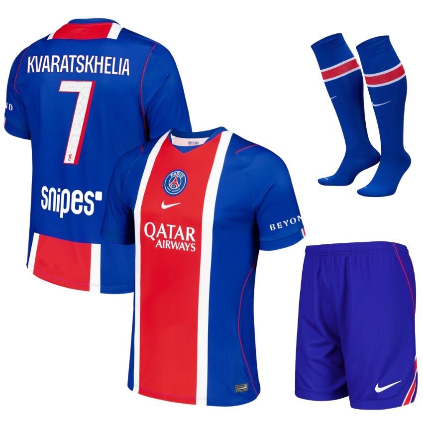 Maillot Kit Enfant PSG Domicile 2026 2027 Kvaratskhelia