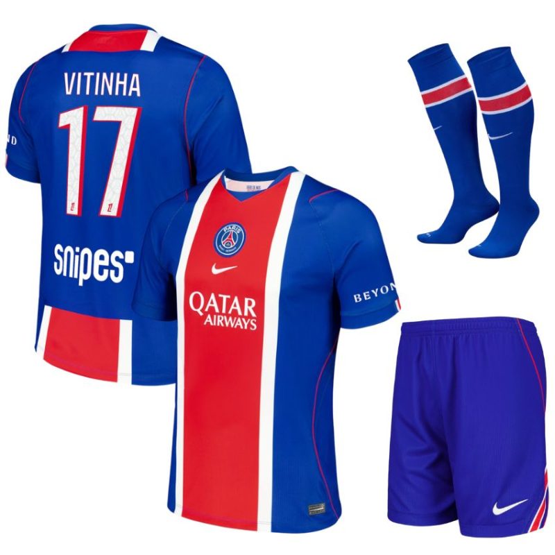 Maillot Kit Enfant PSG Domicile 2026 2027 Vitinha