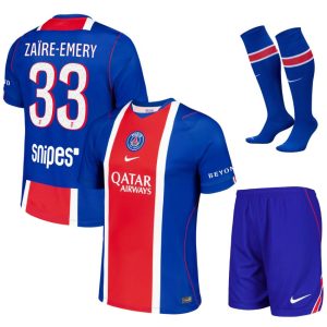 Maillot Kit Enfant PSG Domicile 2026 2027 Zaire Emery