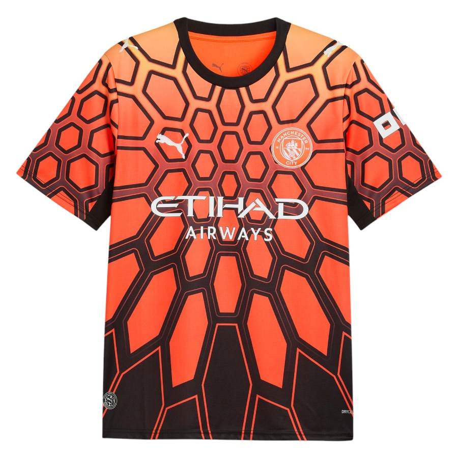 Maillot Manchester City 2026 2027 Gardien Orange (1) Maillot Manchester City 2026 2027 Gardien Orange (1)