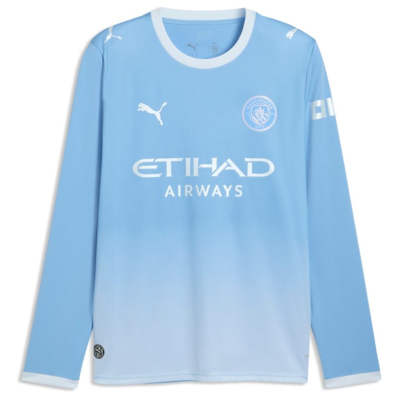 Maillot Manchester City Domicile 2026 2027 Manches Longues