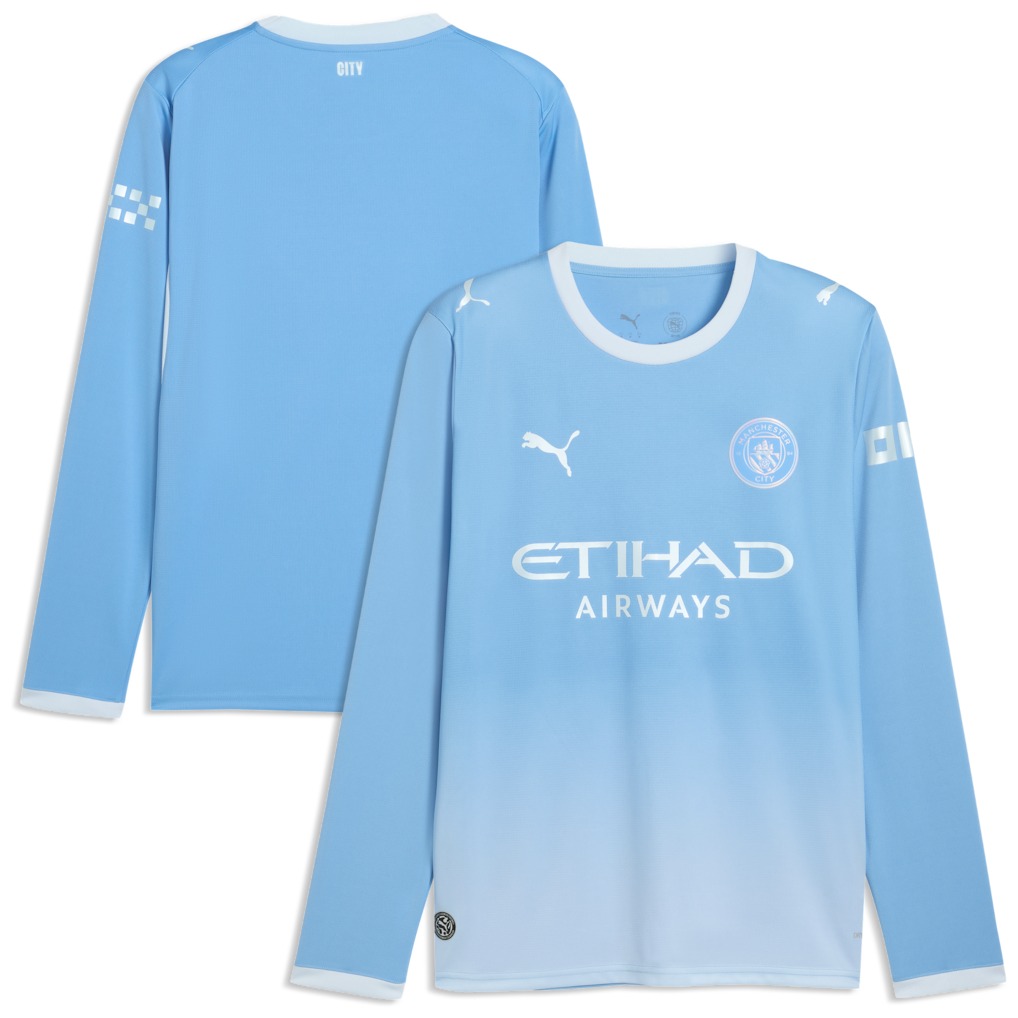 Maillot Manchester City Domicile 2026 2027 Manches Longues