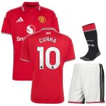 Maillot Manchester United Kit Enfant Domicile 2026 2027 Cunha