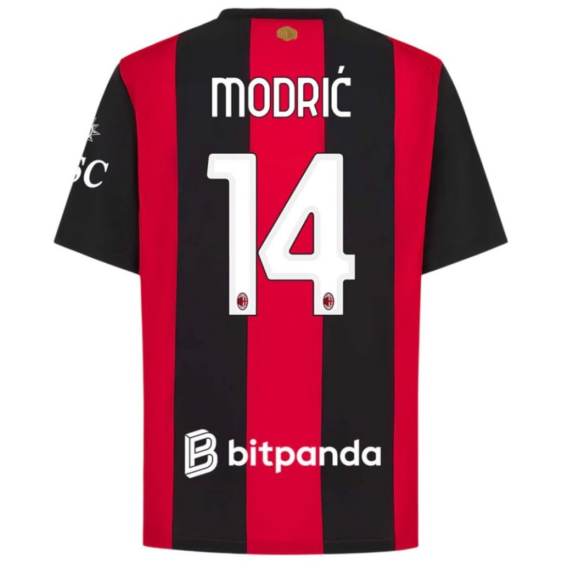 Maillot Milan AC Domicile 2026 2027 Modric (2) Maillot Milan AC Domicile 2026 2027 Modric
