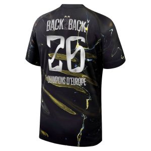 Maillot PSG Jordan Night 2 Etoiles Champions D'Europe 26