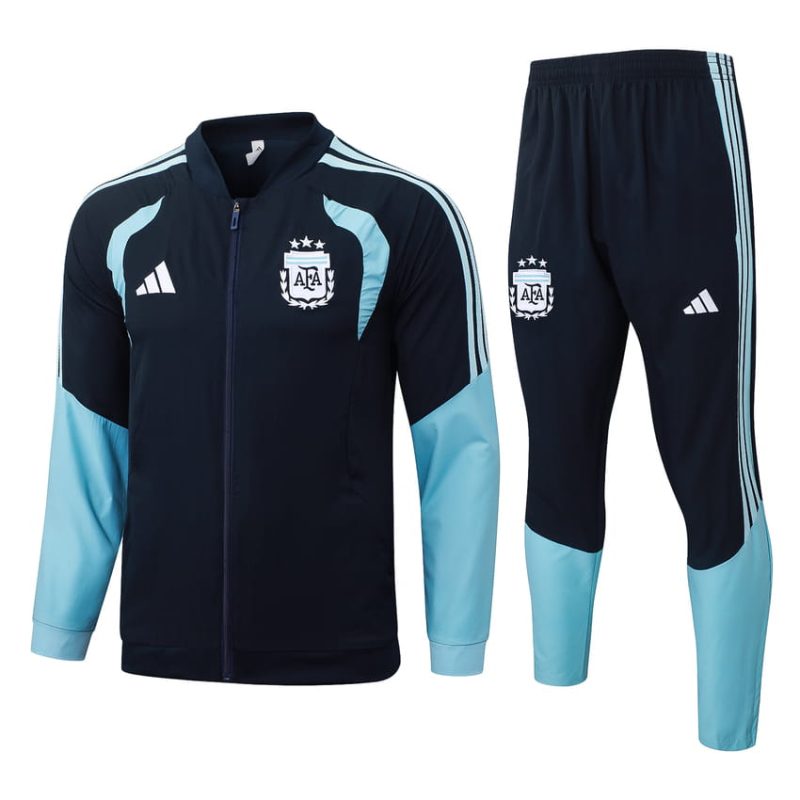 Survetement Argentine Veste 2026 2027 Bleu Nuit