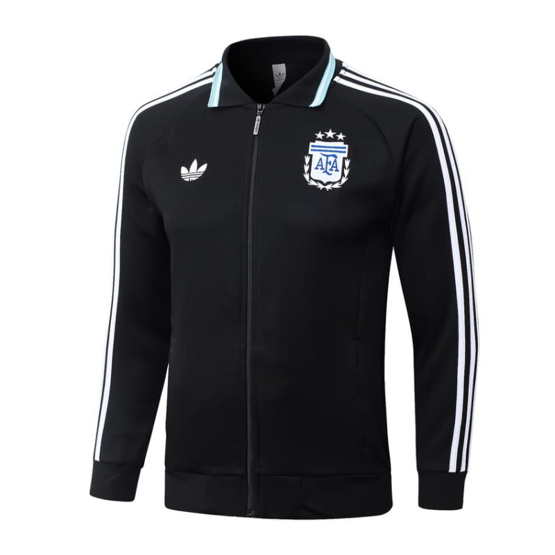 Survetement Argentine Veste 2026 2027 Noir Nuit (4) Survetement Argentine Veste 2026 2027 Noir Nuit
