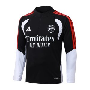 Survetement Arsenal Training 2026 2027 Noir Rouge