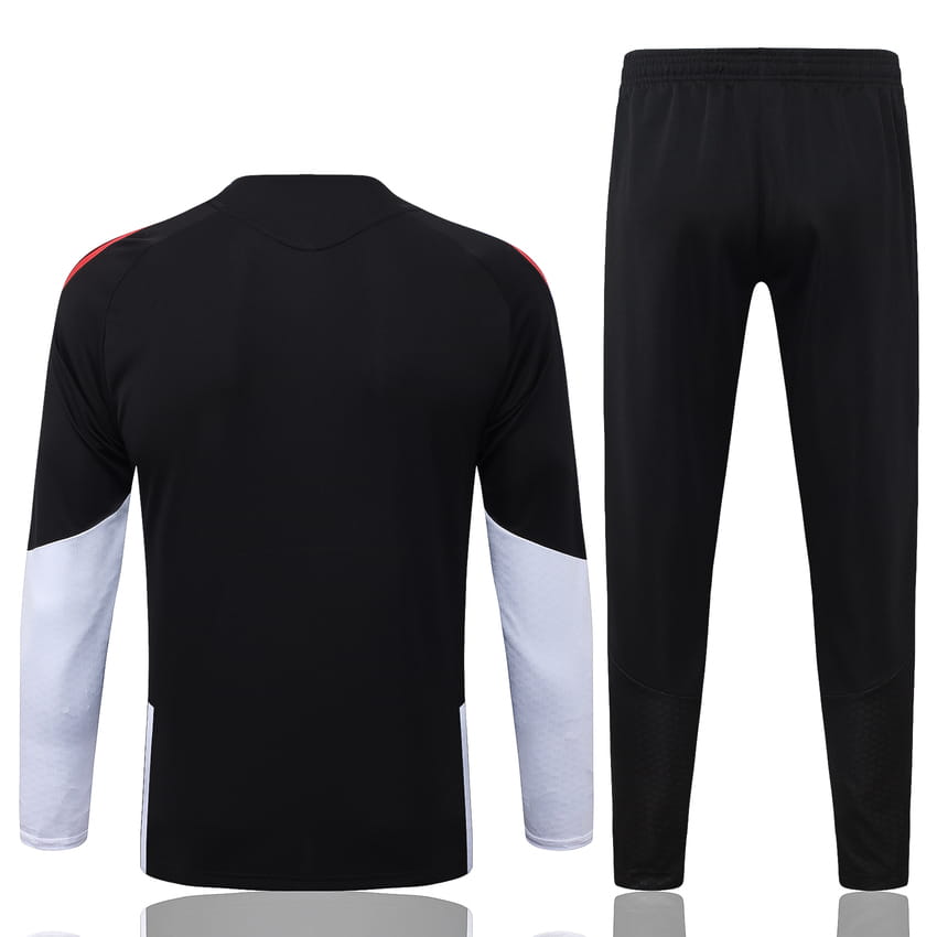 Survetement Arsenal Training 2026 2027 Noir Rouge