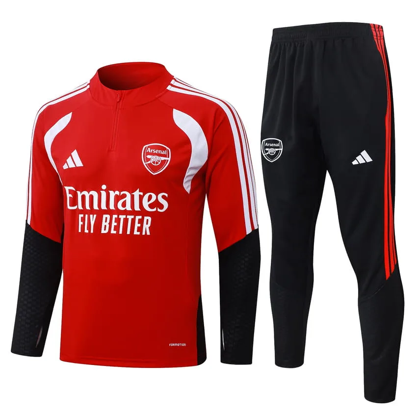 Survetement Arsenal Training 2026 2027 Rouge Clair