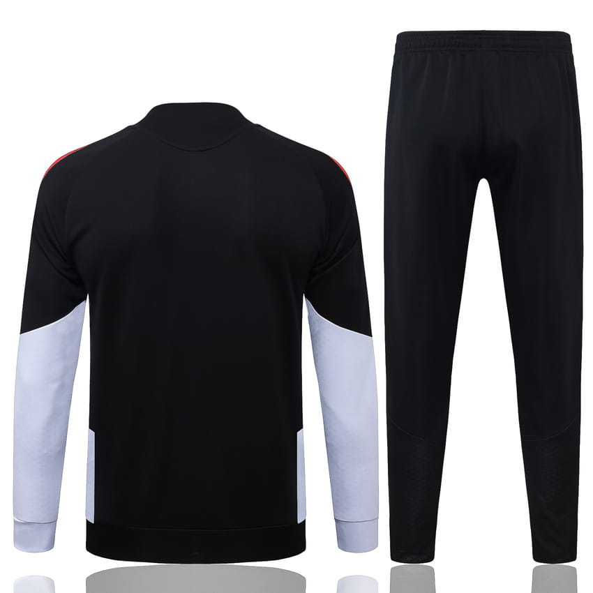 Survetement Arsenal Veste 2026 2027 Noir Rouge