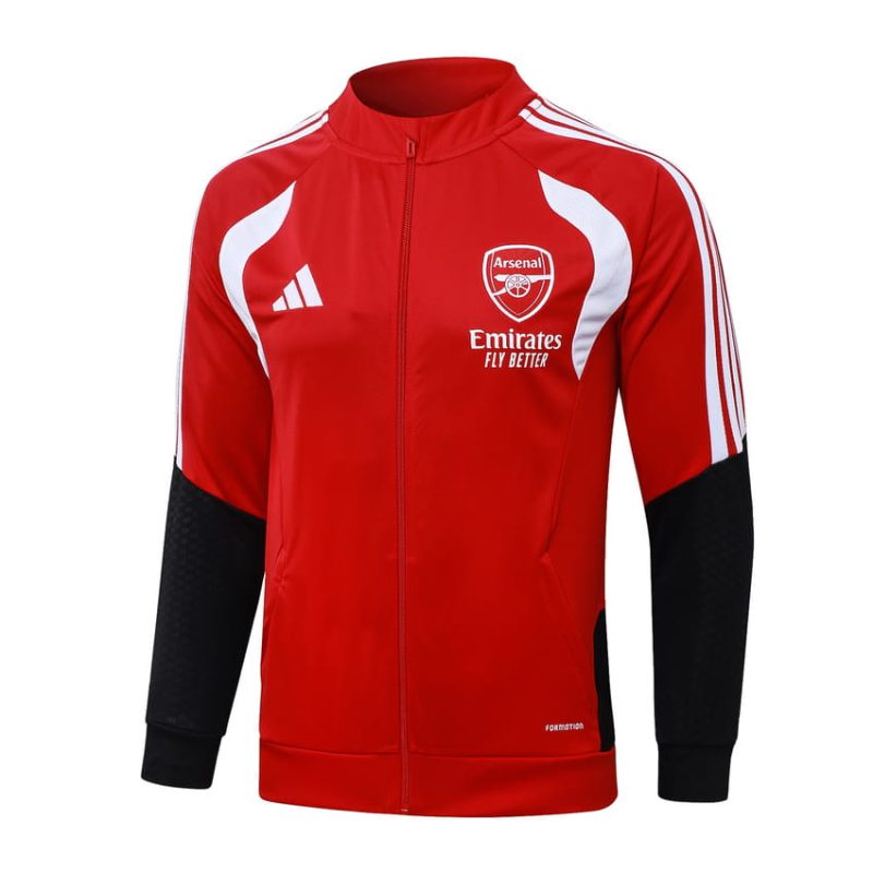 Survetement Arsenal Veste 2026 2027 Rouge Clair (2) Survetement Arsenal Veste 2026 2027 Rouge Clair