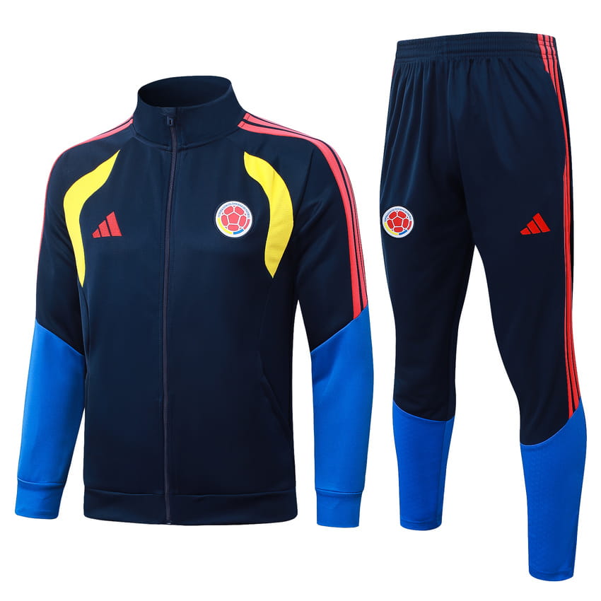Survetement Colombie Veste 2026 2027 Bleu Foncé