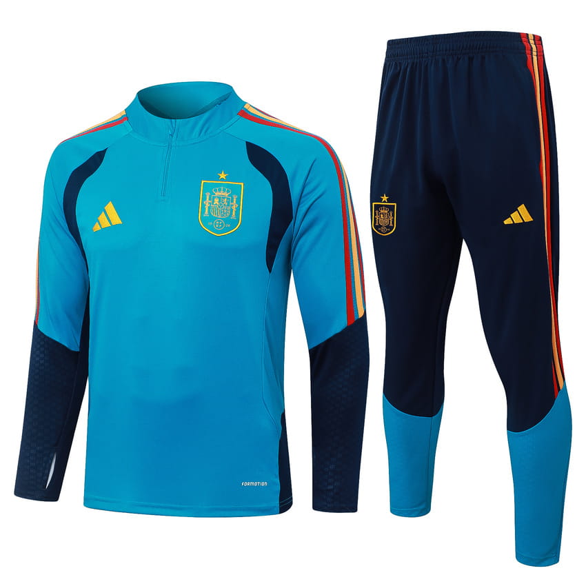 Survetement Espagne Training 2026 2027 Bleu Clair